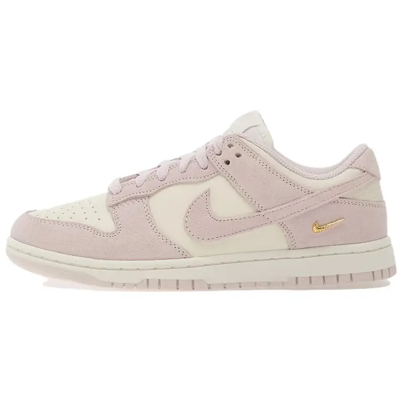 Dunk Low Sail Rosa Perla Sneakers Donna Bianco Metallico-Oro IO4244-100 35 5