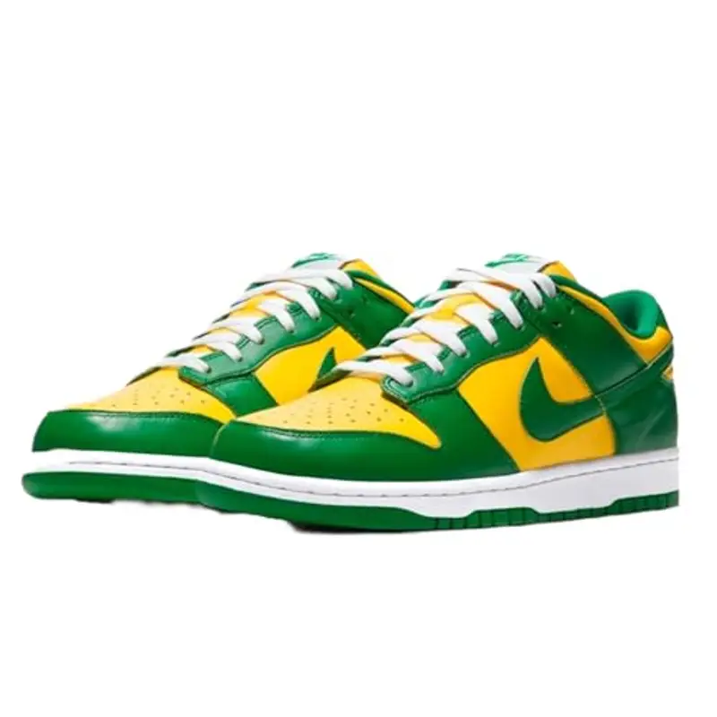 Nike Dunk Low - Scarpe da Uomo Varsity Mais/Pine Green, Taglia 40, 5 EU, Varsity Mais Pine Green, 40.5 EU miniatura 3