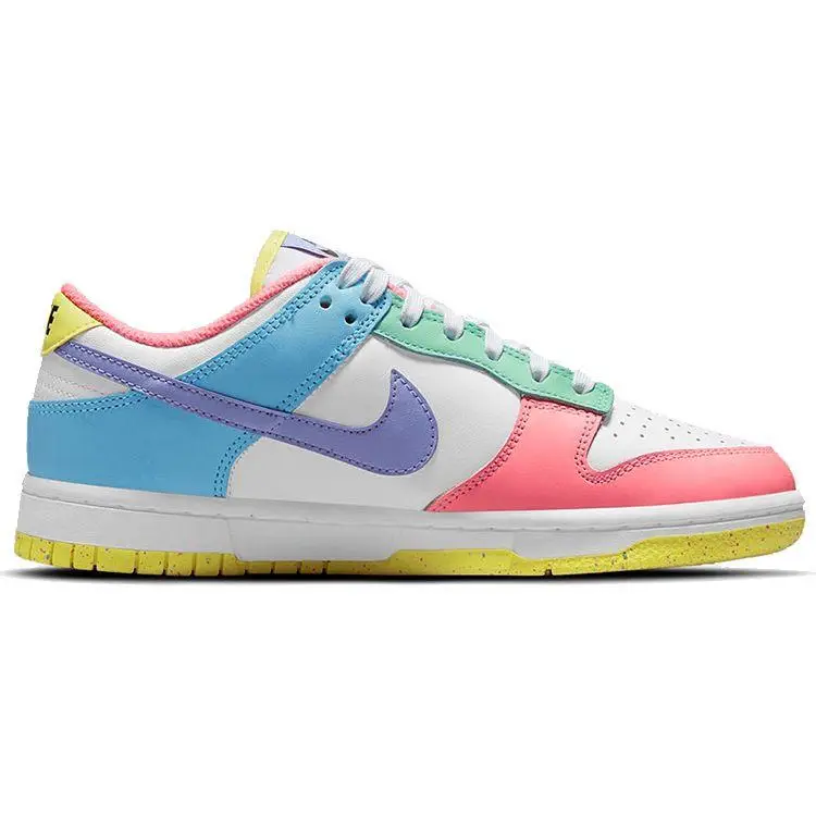 Dunk Low SE Candy Sneakers da Donna Multicolor Bianco Verde-Glow DD1872-100 36 miniatura 5