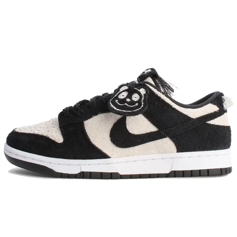Dunk Low SE Pacchetto Panda-Monium - Sneakers da Uomo in Camoscio Nero Bianco IB2990-100 47 5
