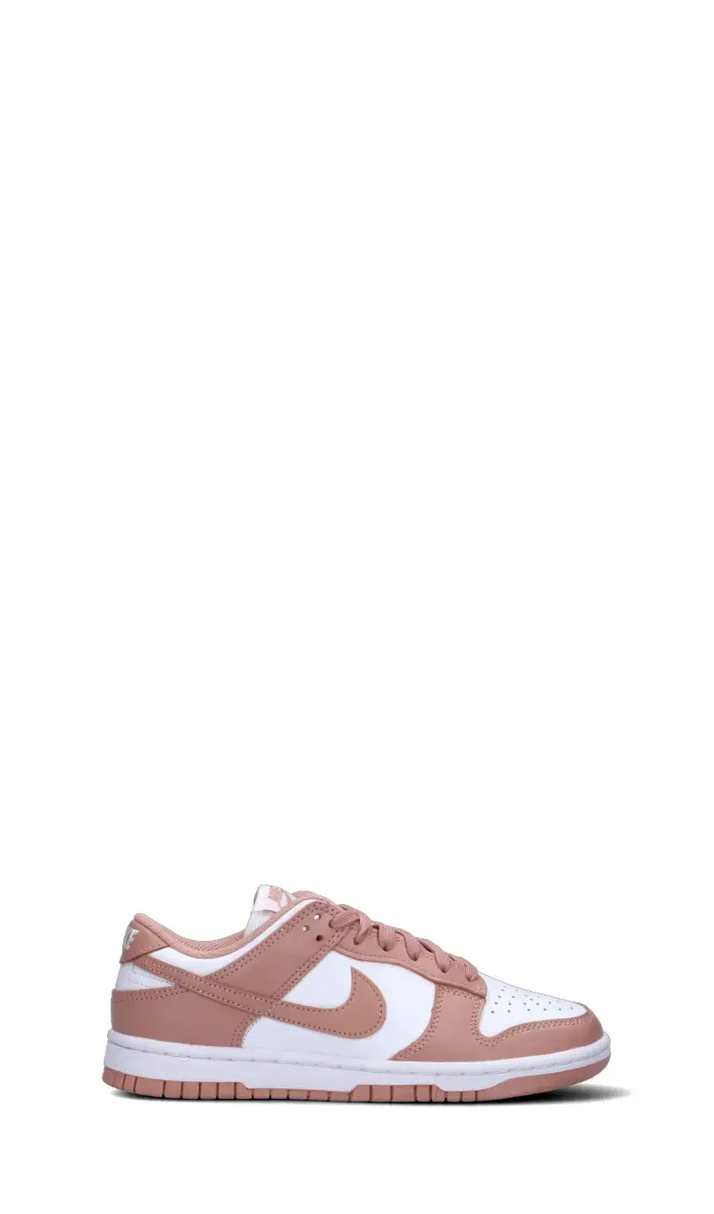 DUNK LOW Sneaker donna bianca/rosa in pelle Vario