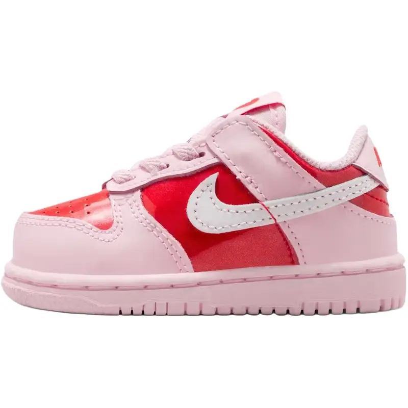 Dunk Low TD Rosa Giorno di San Valentino 2026 Scarpe da Ginnastica per Bambini Rosa-Foam Rosso Chiaro Bianco Summit IQ5378-663 22