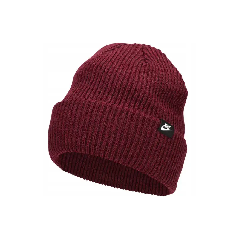 DV5435-638 Nike Fisherman Beanie - Dark Beetroot