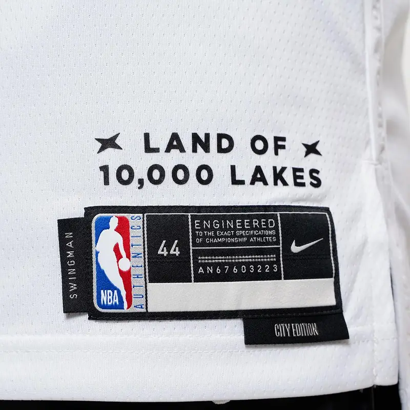 Nike Maglia da Basket Unisex Edwards Timberwolves 24-25 City Edition miniatura 5