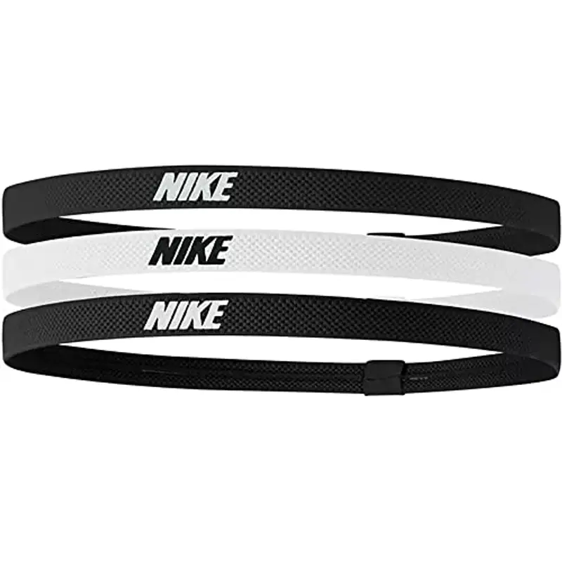 Nike Elastic Fasce Black/White/Black Taglia unica