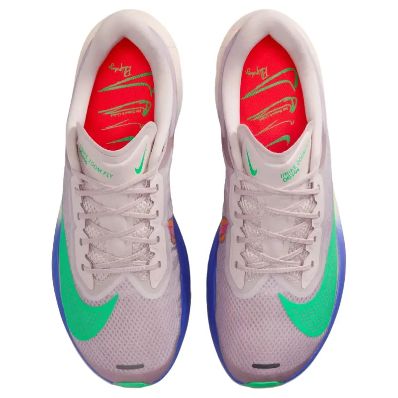 Eliud Kipchoge x Nike Zoom Fly No Human Is Limited Sneakers Unisex Rosso Limo-Rosso Persiano-Viola HJ7038-600 42 5 miniatura 5