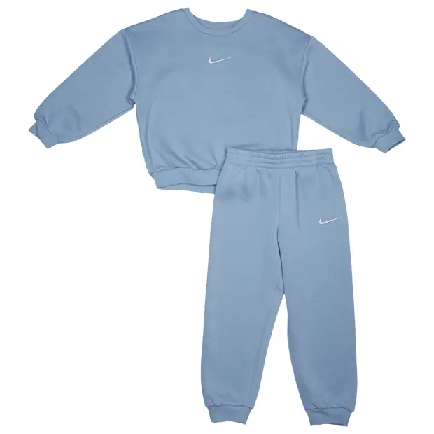 Essential Crew Bambini - Tute da ginnastica Blu - - 122 CM - Pile di cotone Blue