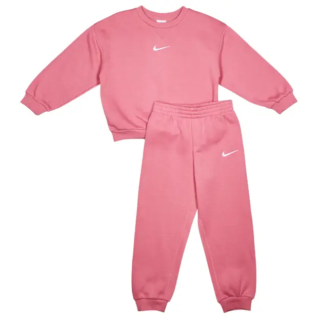 Essential Crew Bambini - Tute da ginnastica Rosa - - 122 CM - Pile di cotone Pink
