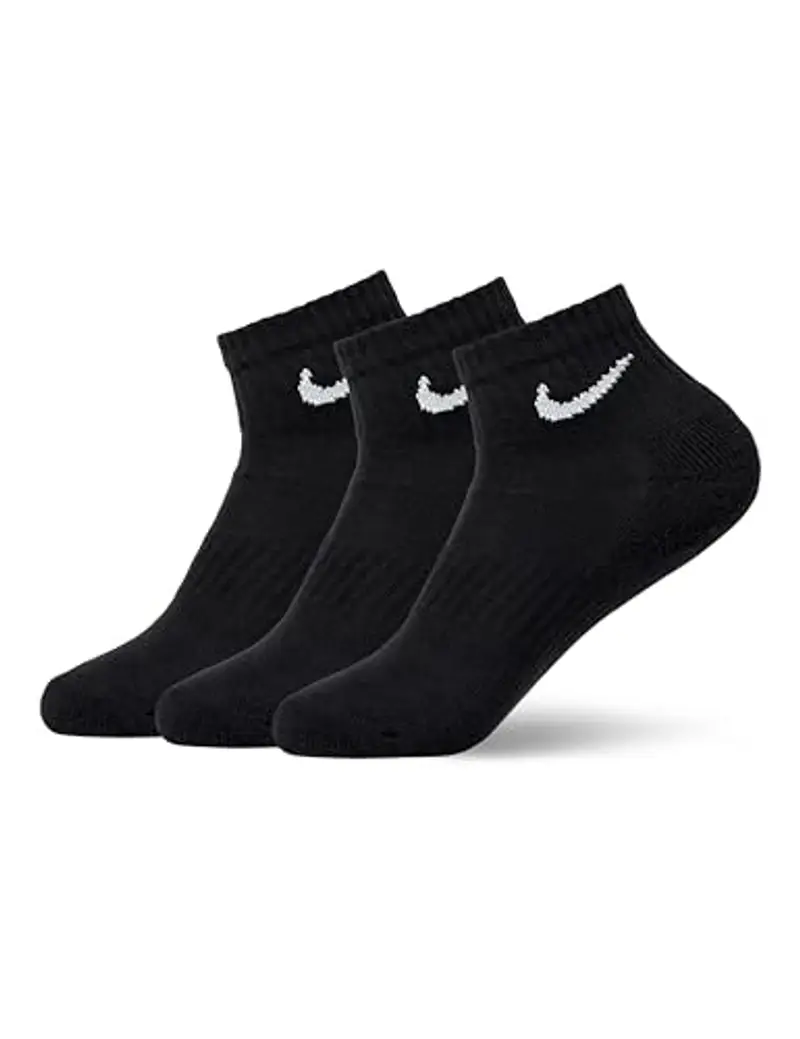 Nike Everyday Cushioned Calzini, Nero (Black/White), XL Uomo