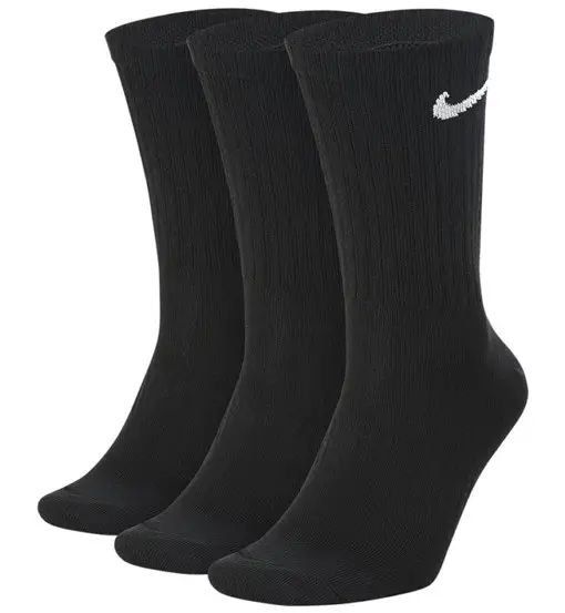 Everyday Lightweight Crew (3 pairs) - calzini fitness Black