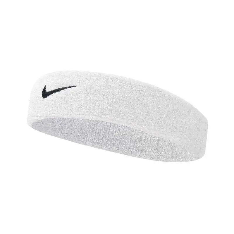 Fascia Tennis Tergisudore Swoosh Bianco Nero Uomo TU