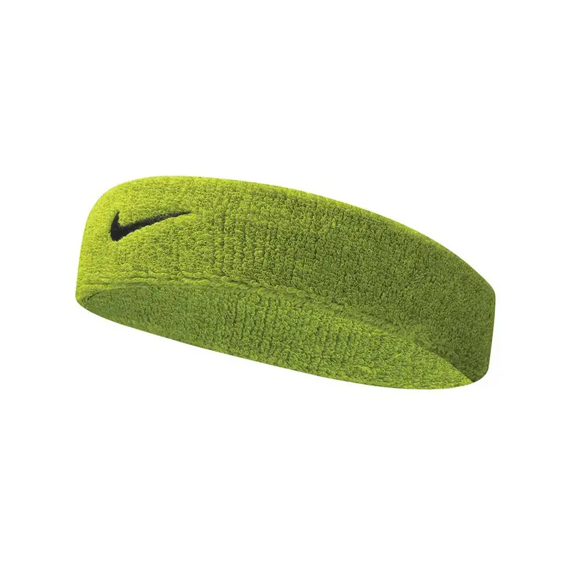 Fascia Tennis Tergisudore Swoosh Verde Nero Uomo TU