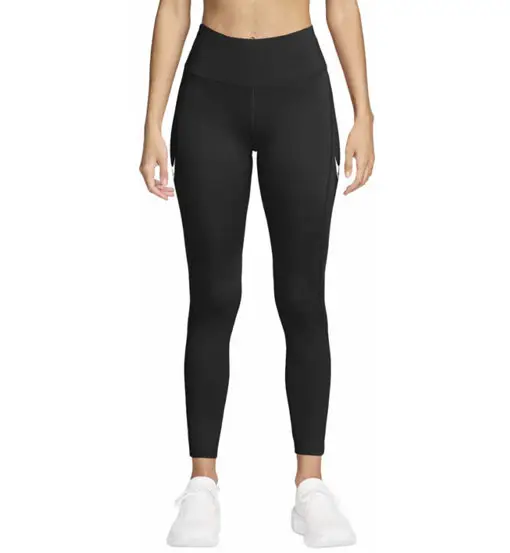 Fast Mid Rise 7/8 W - leggings running - donna Black