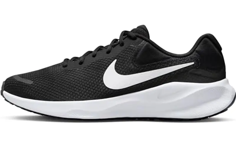 Nike Fb2207 Revolution 7 Uomo, Black, White EU 40.5