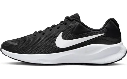 Nike Fb2207 Revolution 7 Uomo, Black, White EU 49.5