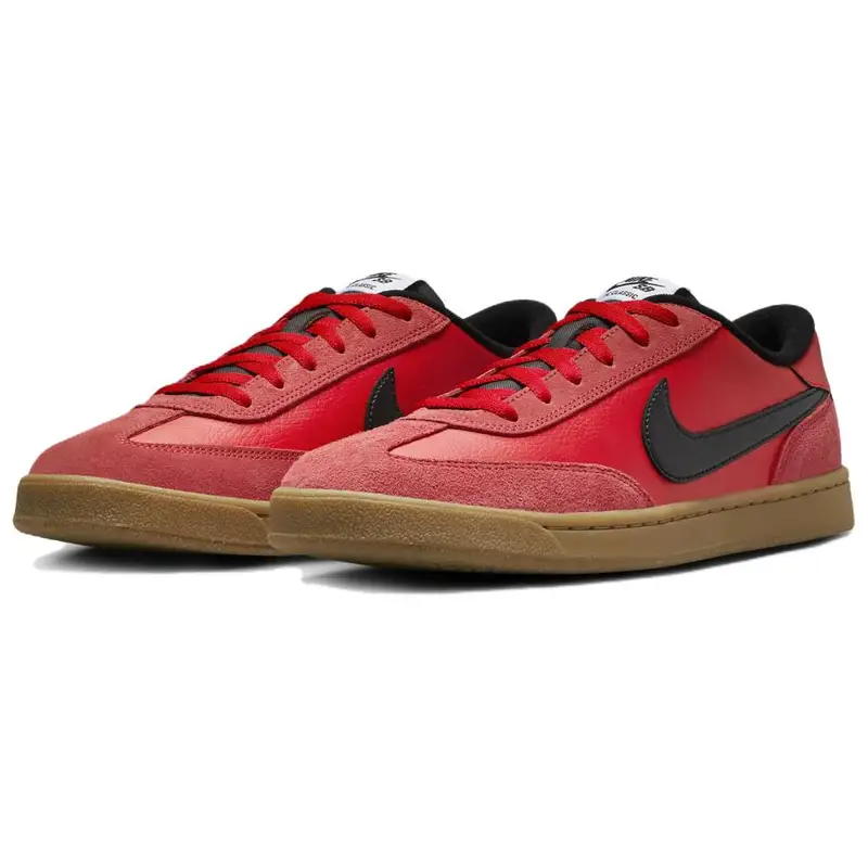 FC Classic SB Rosso Università Uomo Sneakers Bianco-Gomma-Marrone Chiaro-Nero 909096-600 44 5 miniatura 4