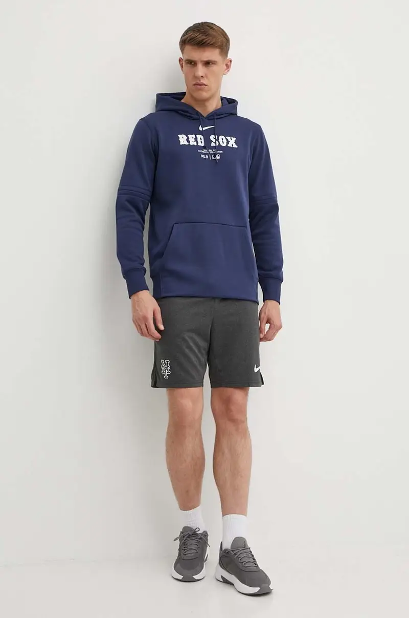 felpa Boston Red Sox uomo colore blu navy con cappuccio miniatura 2