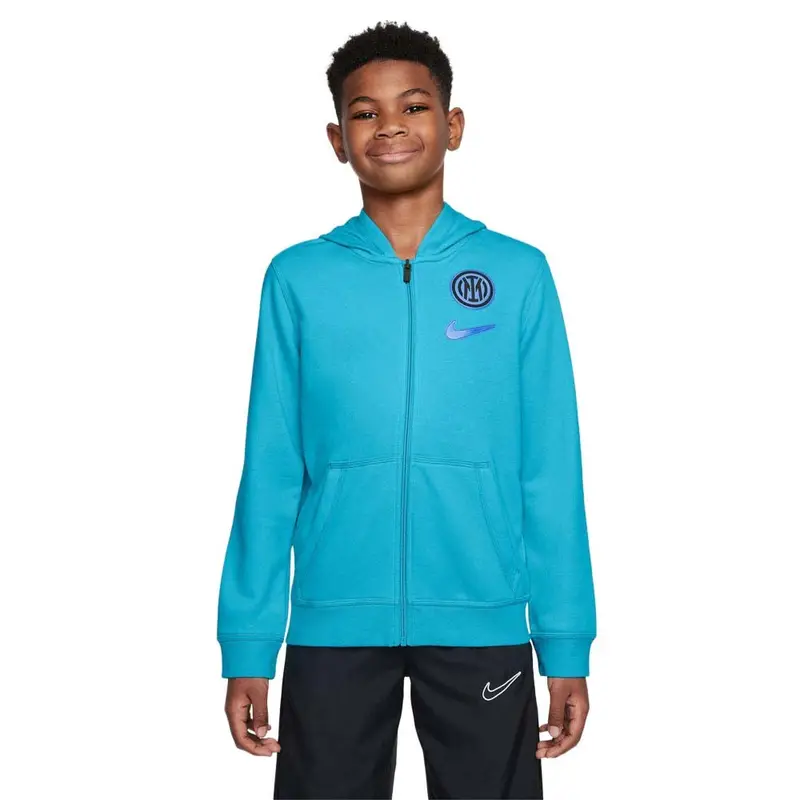 Felpa Calcio Inter Express Azzurro Blu Bambino XL