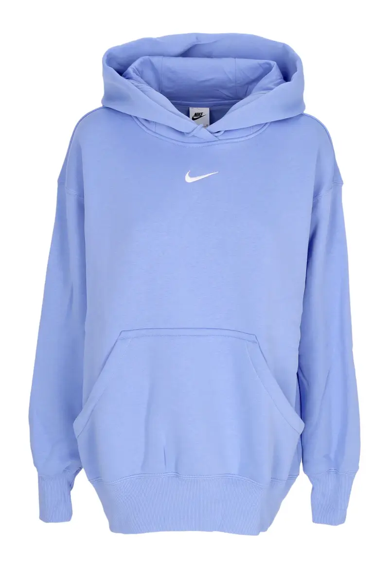 Felpa Cappuccio Donna W Sportswear Phoenix Fleece Oversized Pullover Hoodie Royal Pulse/sail