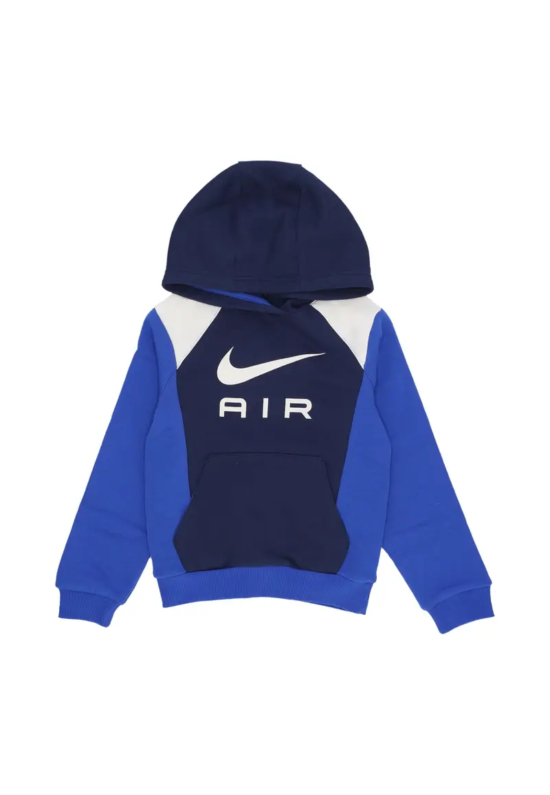Felpa Cappuccio Ragazzo Air Logo Hoodie Midnight Navy/game Royal/sail/sail