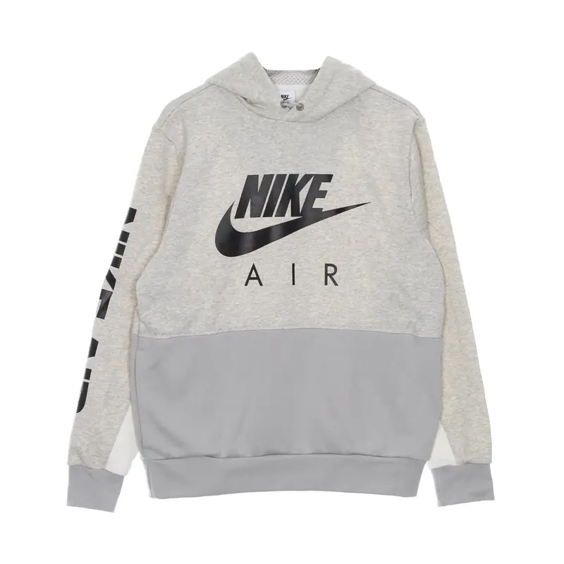 Felpa Cappuccio Uomo Air Basketball Pullover Hoodie Lt Iron/htr/phantom/black