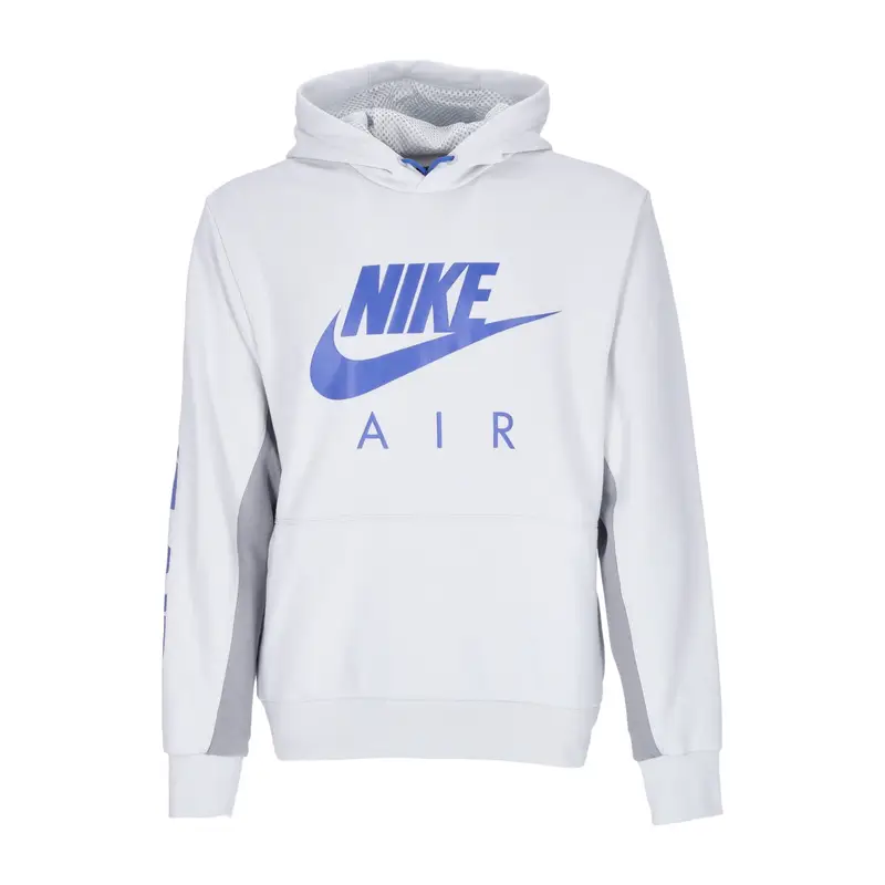 Felpa Cappuccio Uomo Air Basketball Pullover Hoodie Photon Dust/particle Grey/hyper Royal