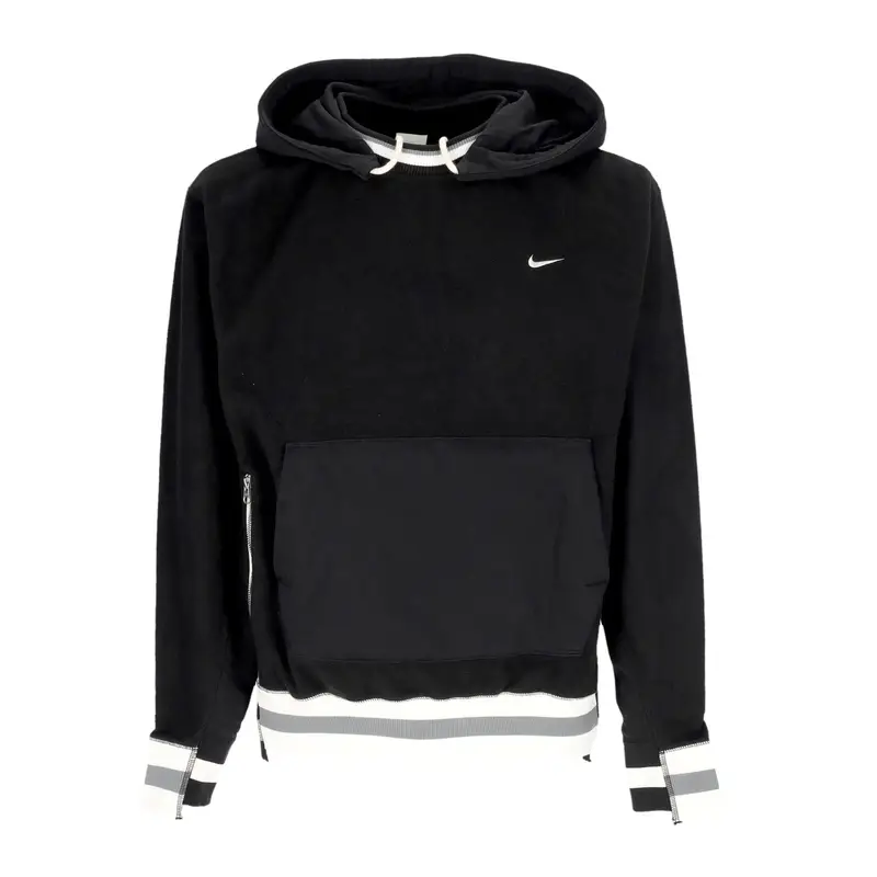 Felpa Cappuccio Uomo Dri-fit Standard Issue Naos Hoodie Black/white