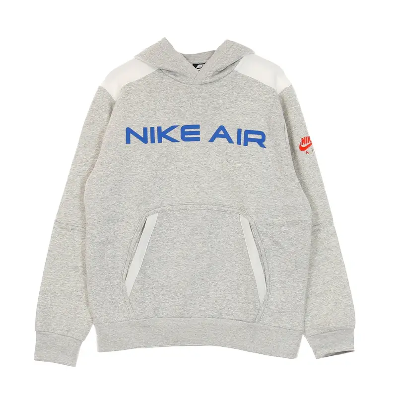 Felpa Cappuccio Uomo Sportswear Air Hoodie Grey Heather/summit White/infrared 23