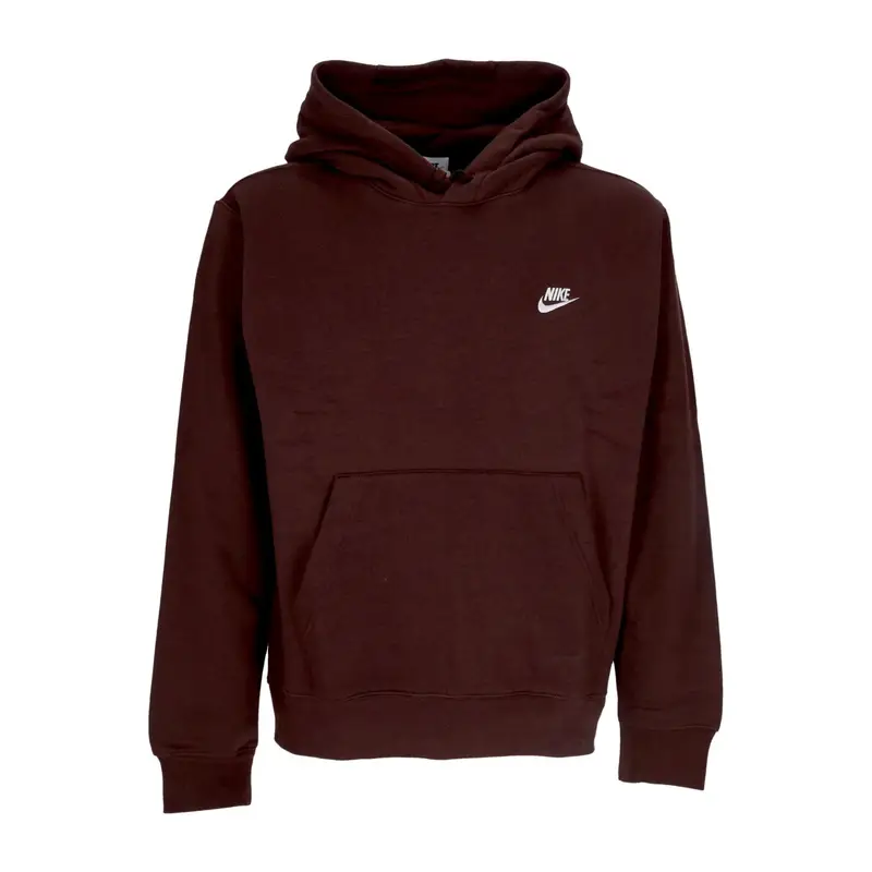 Felpa Cappuccio Uomo Sportswear Club Fleece Hoodie Earth/earth/white