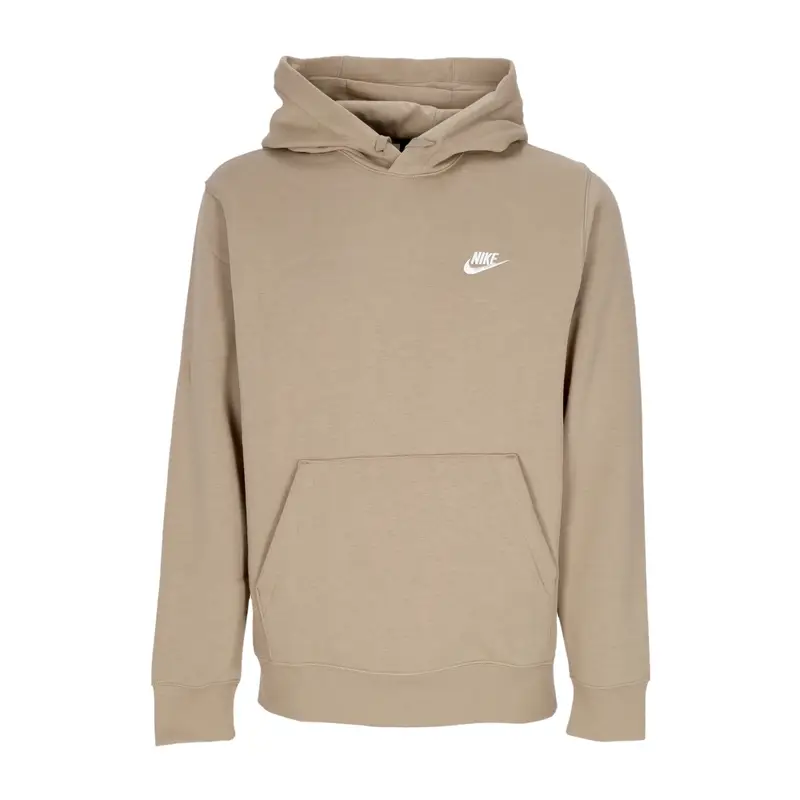 Felpa Cappuccio Uomo Sportswear Club Fleece Hoodie Khaki/khaki/white