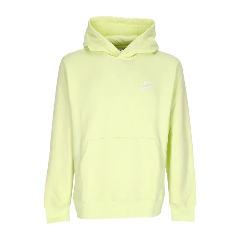 Felpa Cappuccio Uomo Sportswear Club Fleece Hoodie Luminous Green/luminous Green/white