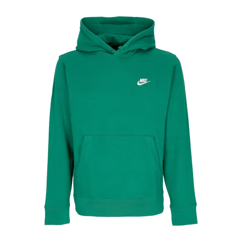 Felpa Cappuccio Uomo Sportswear Club Fleece Hoodie Malachite/malachite/white
