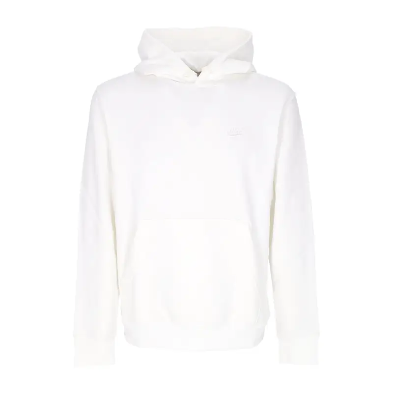 Felpa Cappuccio Uomo Sportswear Club Fleece Hoodie Sail/sail/white