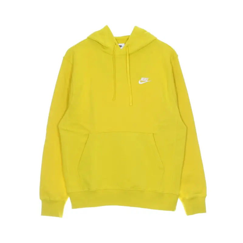 Felpa Cappuccio Uomo Sportswear Club Fleece Hoodie Vivid Sulfur/vivid Surfur/white