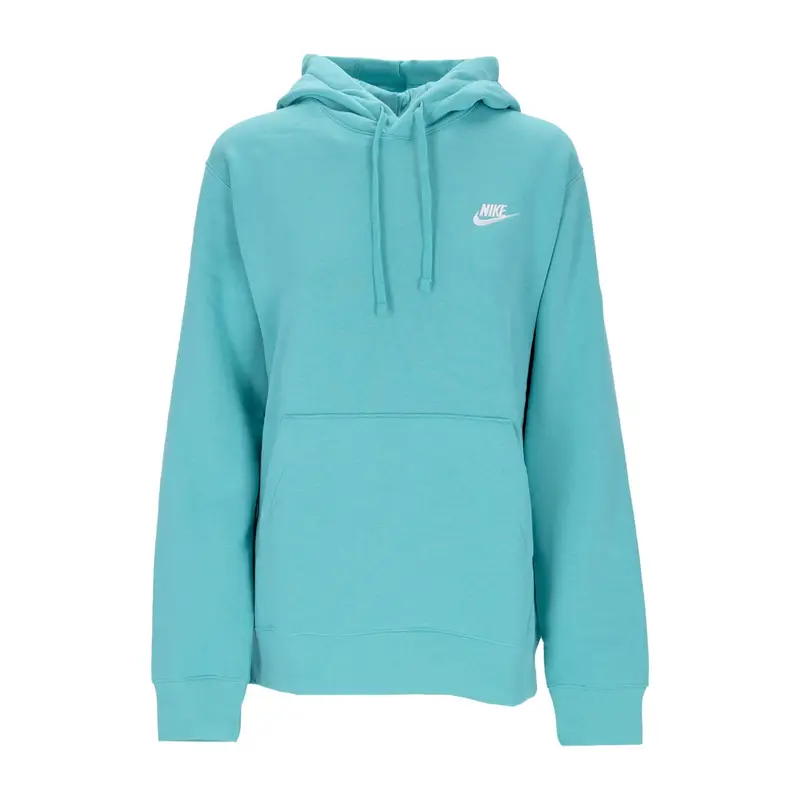 Felpa Cappuccio Uomo Sportswear Club Fleece Hoodie Washed Teal/washed Teal/white