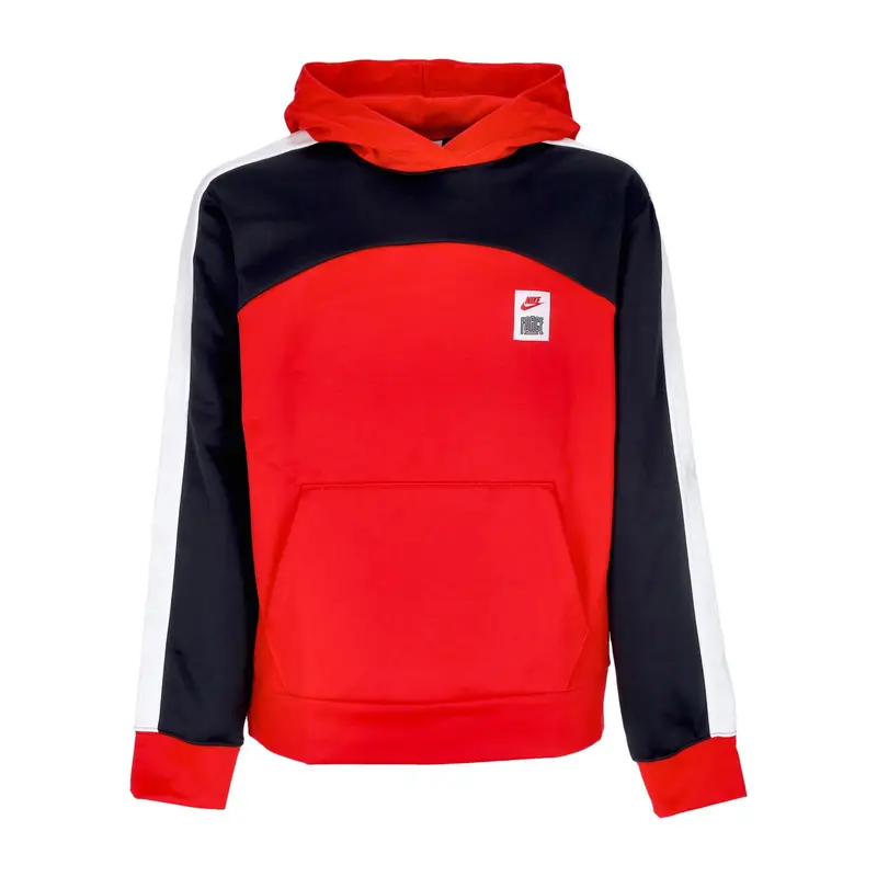 Felpa Cappuccio Uomo Therma Fit Starting 5 Po Hoodie University Red/black/university Red