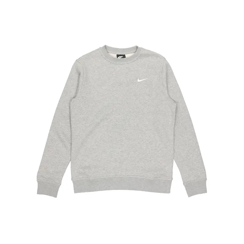 Felpa Classica con Logo Ricamato e Fodera in Pile Uomo Top Grigio 916609-063 XL