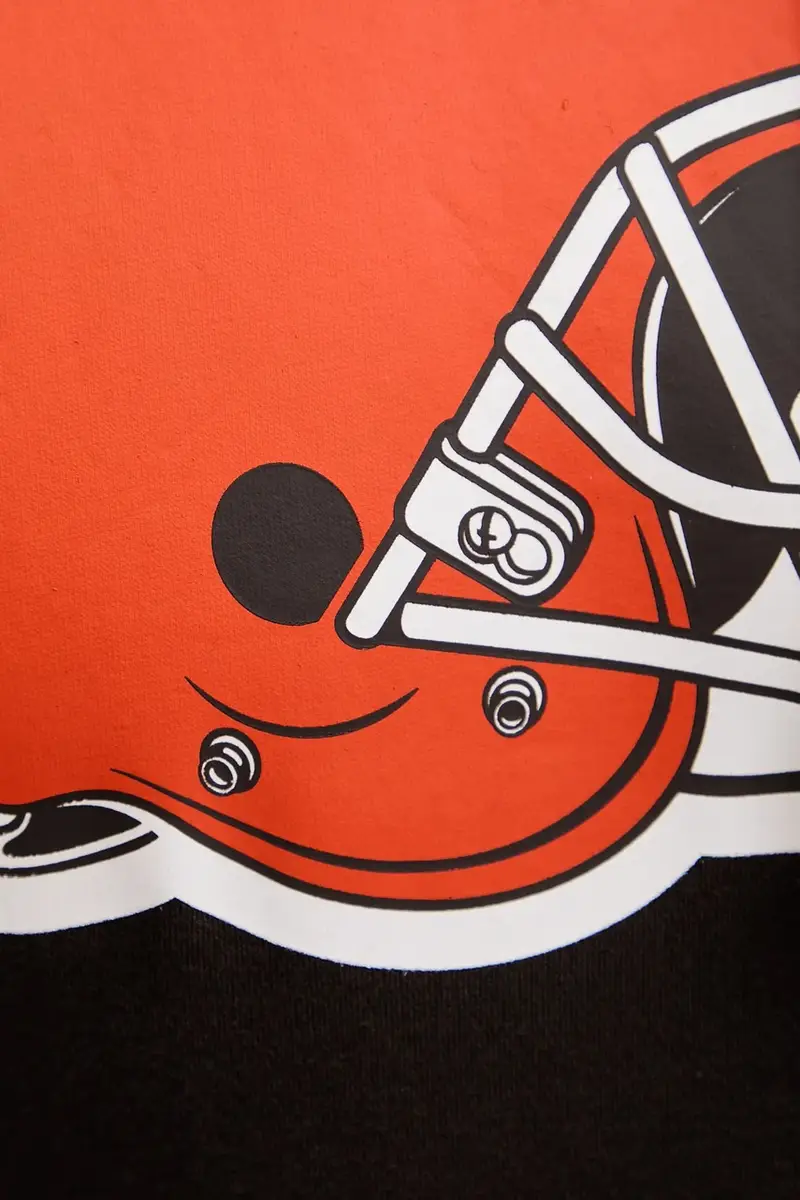 felpa Club Logo Hoodie uomo colore marrone con cappuccio NKDK-2DI-9I-N09 miniatura 5