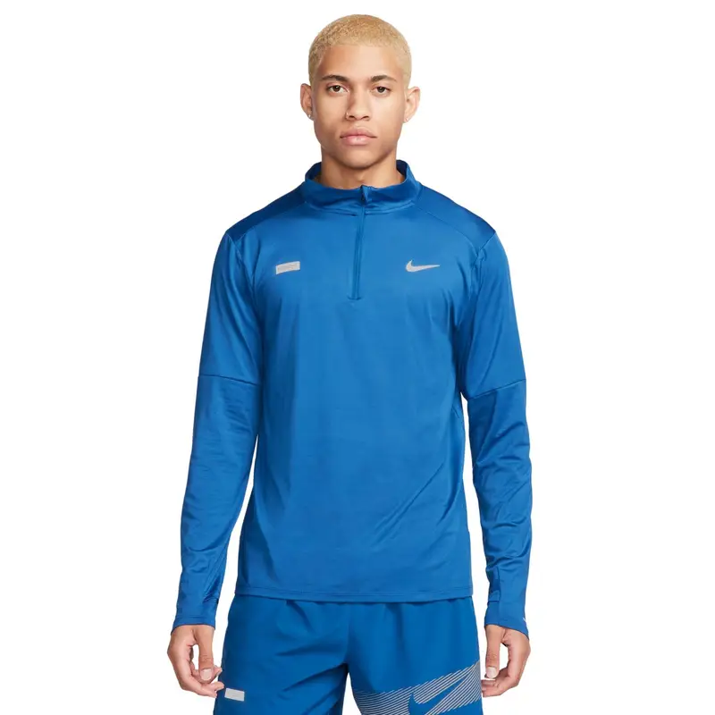 Felpa con 1/4 di zip Nike Flash Bleu