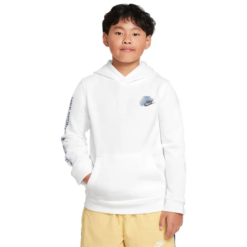 Felpa Con Cappuccio Bianco Bambino S - Ragazzo