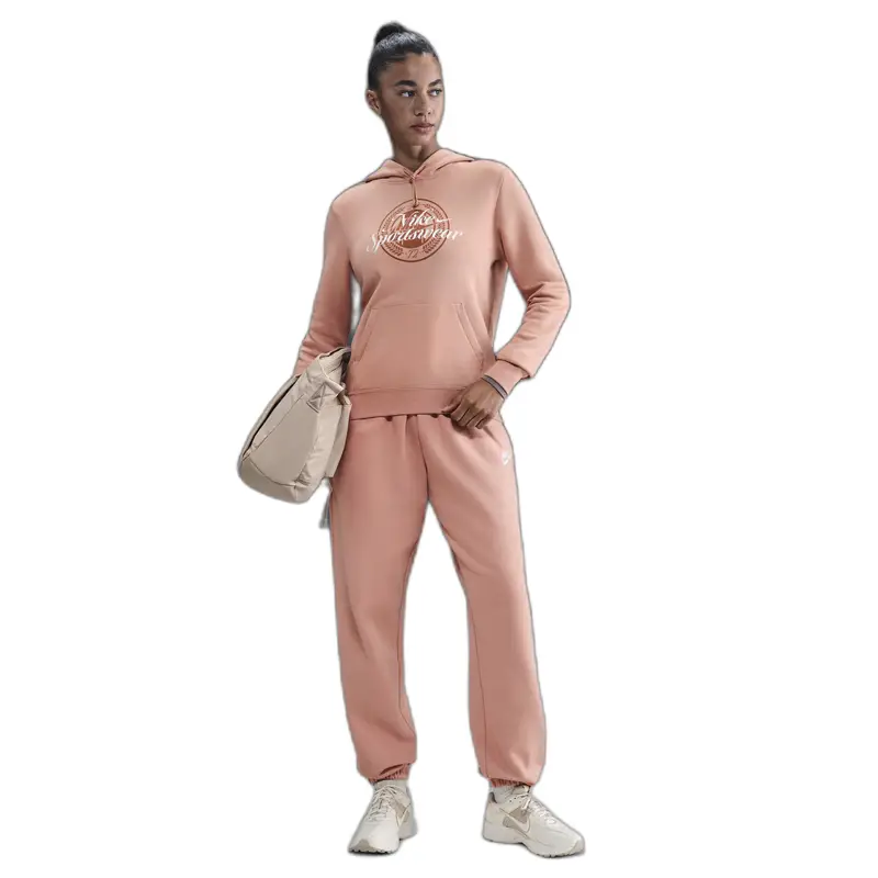 Felpa con cappuccio da donna Nike Club Doré