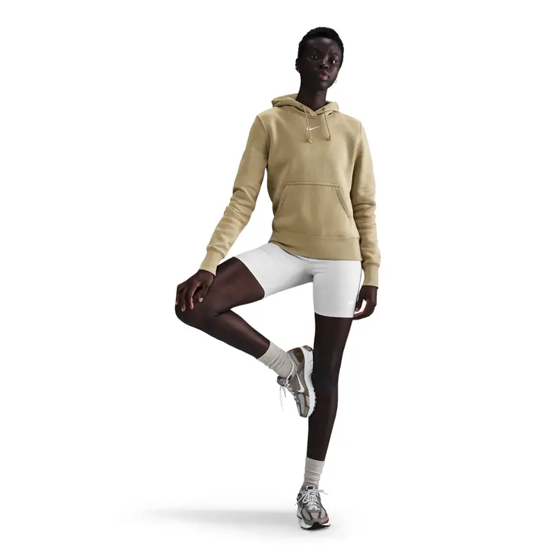 Felpa con cappuccio da donna Nike Phoenix Beige