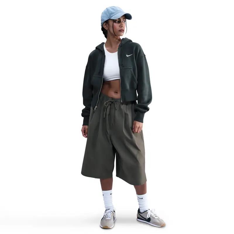 Felpa con cappuccio da donna Nike Phoenix Fleece Vert