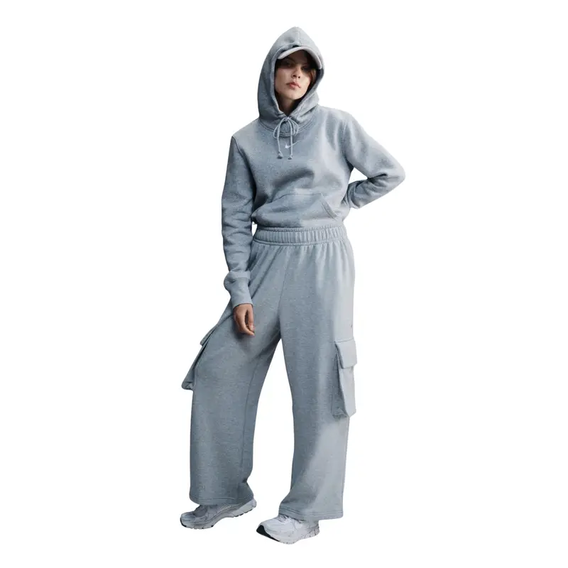 Felpa con cappuccio da donna Nike Phoenix Gris