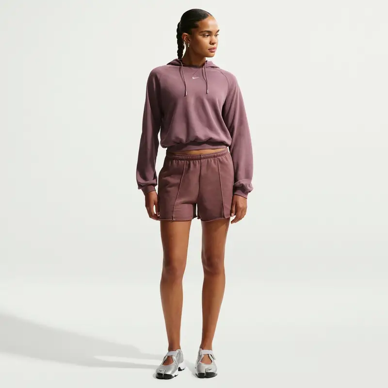 Felpa con cappuccio da donna Nike Sportswear Marron