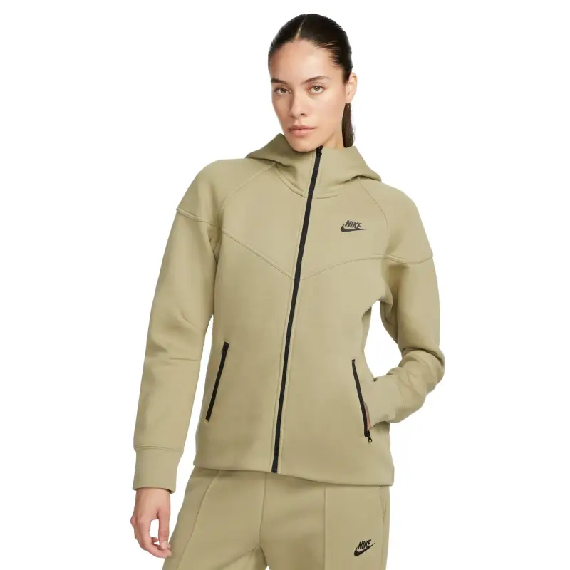 Felpa con cappuccio da donna Nike Tech Fleece Windrunner Vert