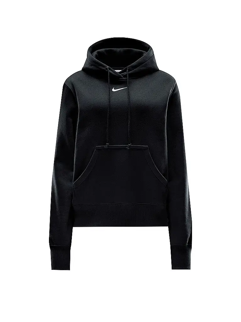 Felpa con cappuccio da fitness da donna Sportswear Phoenix Fleece nero | XS