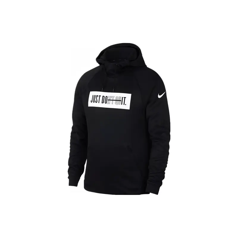 Felpa con cappuccio e stampa logo JDI Nike da uomo Nera 931813-010 M