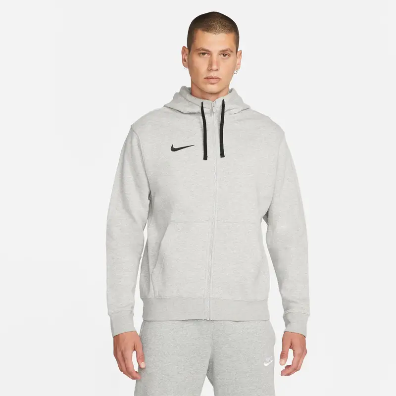 Felpa con cappuccio full zip uomo ( fleece) nike grigio | Nike