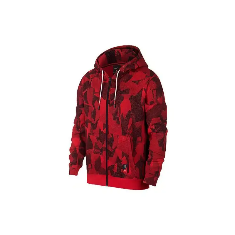 Felpa con cappuccio in pile da basket da uomo Nike Kyrie Irving Felpe da uomo Rosso AJ3386-657 XXXL